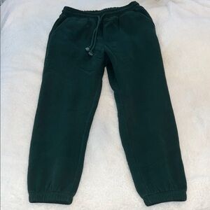 Women's Dark Green Jogger Pants